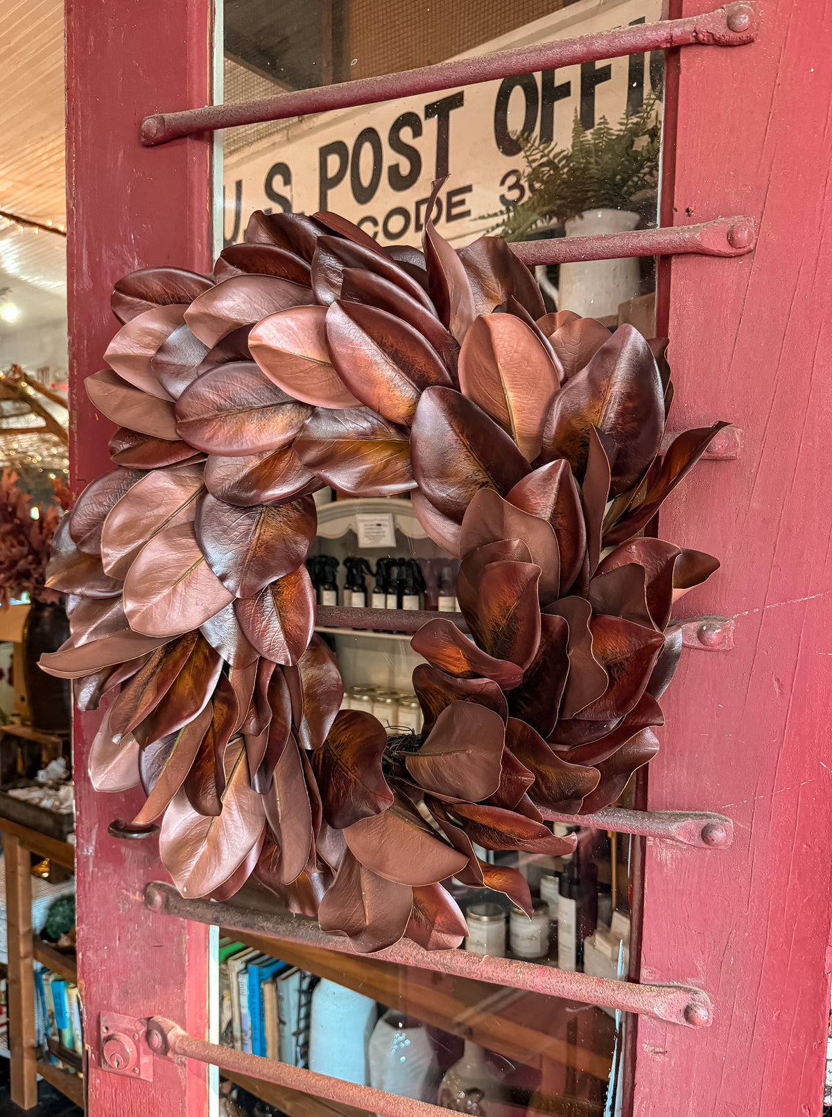 Chestnut Magnolia Leaf Wreath