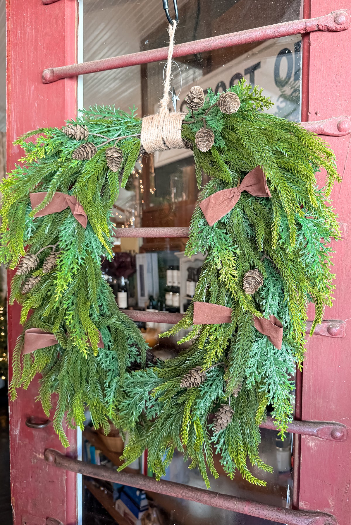 Velvet & Vine Cascading Wreath