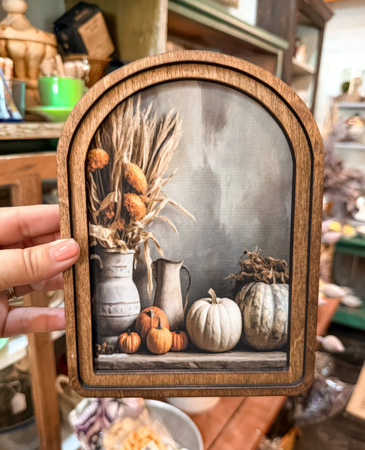 Arch Fall Table Framed Art
