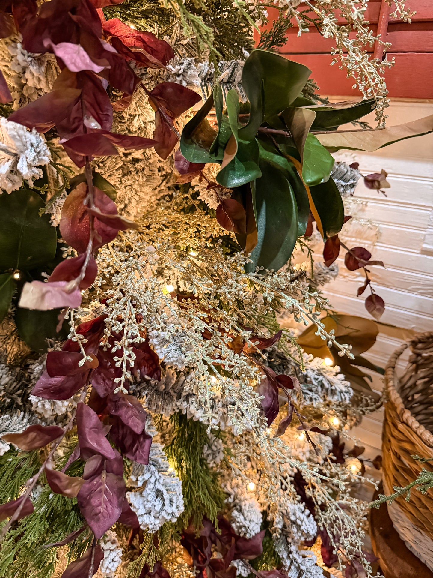 23" Sage & Gold Seed Spray