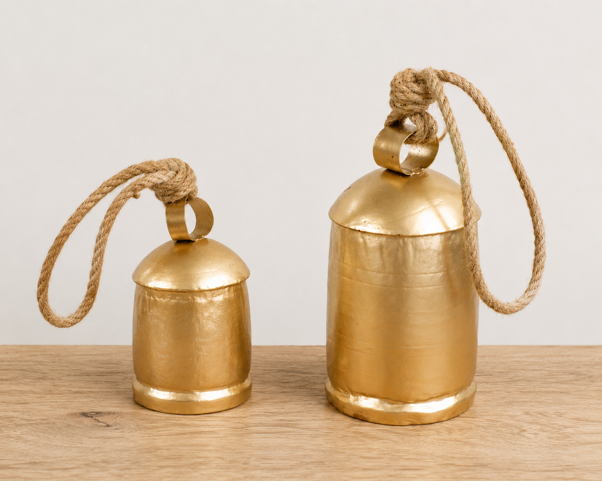 5.5” Vintage Style Rope Bell