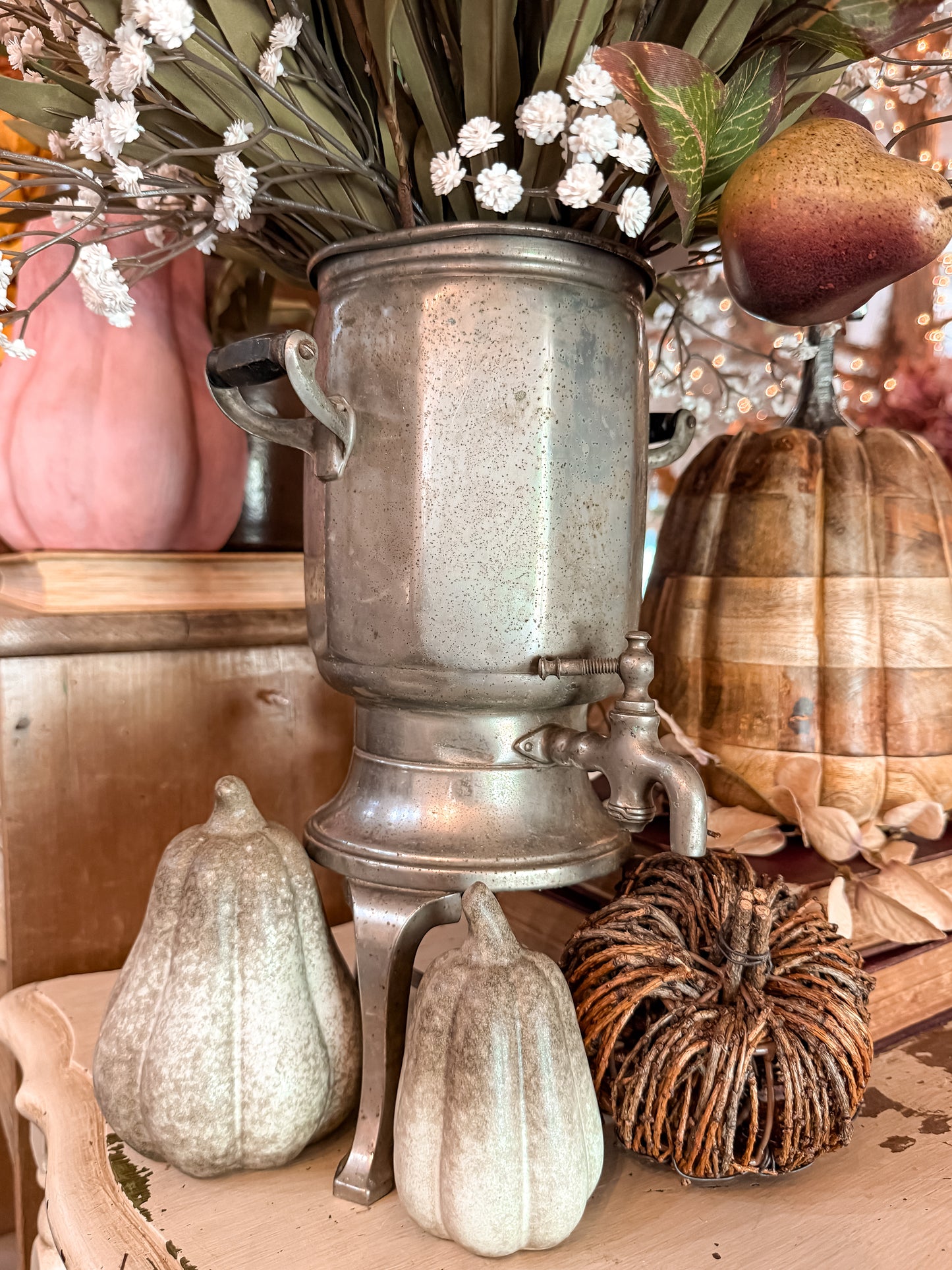 Vintage Percolator Arrangement