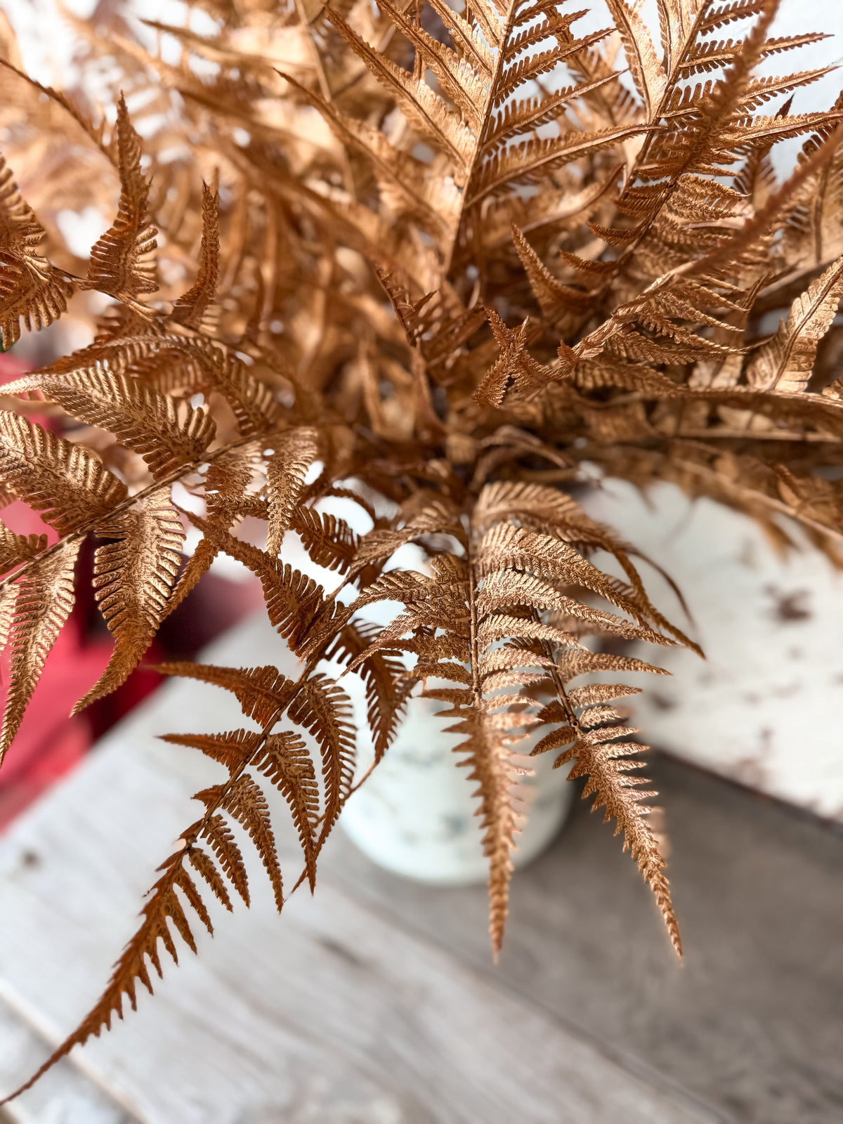 26" Bronze Fern Spray