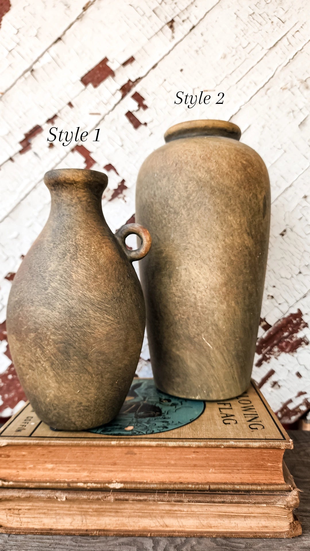 Weathered Terra Cotta Vases (Assorted)