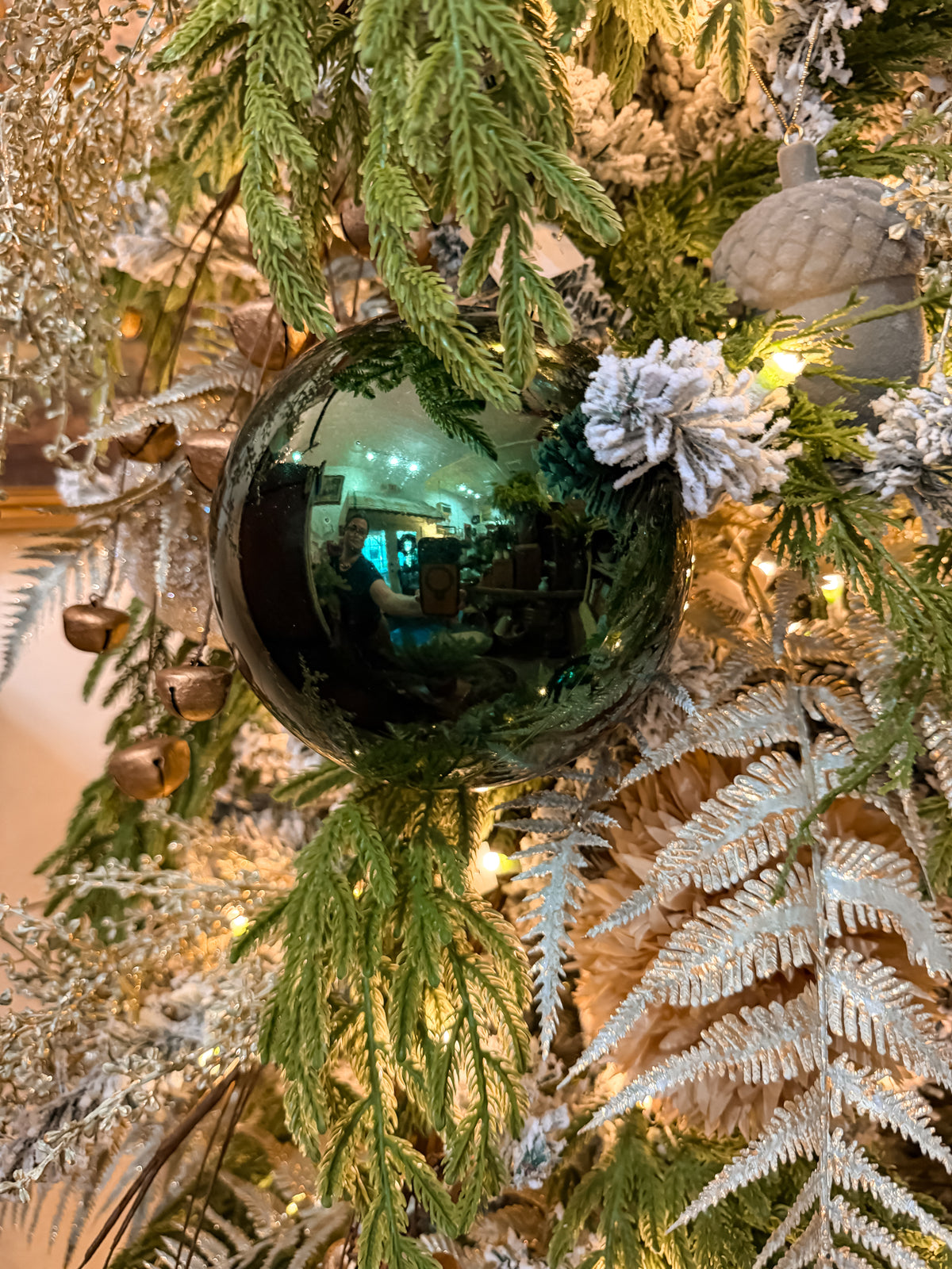 Hunter Green Shiny Ornament