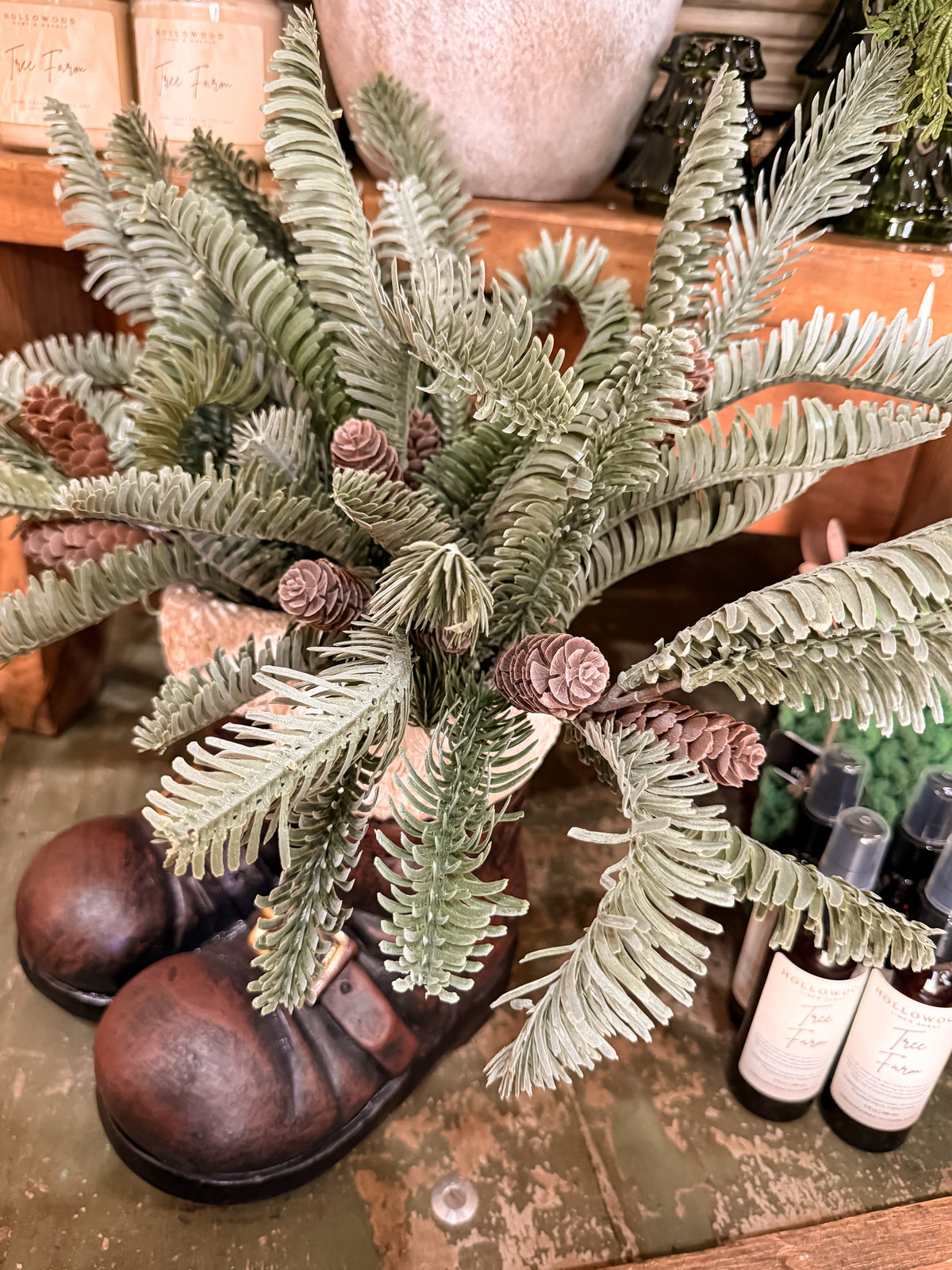 19" Pine & Pinecone Bundle – 3 Stems