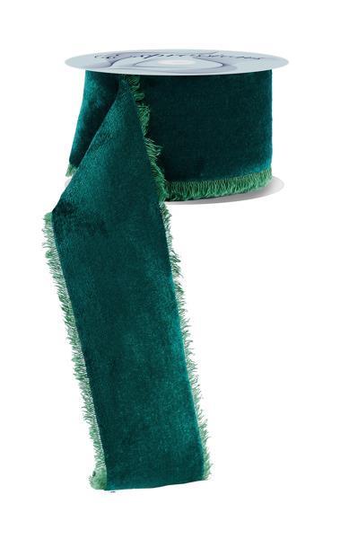 Frayed Edge Velvet Ribbon