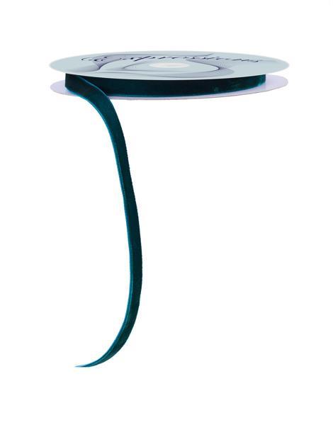 Velvet Thin Unwired Ribbon