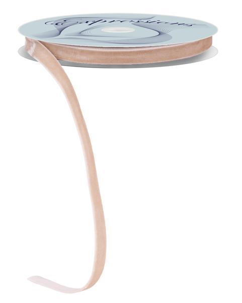 Velvet Thin Unwired Ribbon