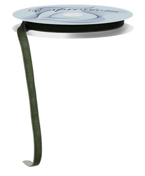 Velvet Thin Unwired Ribbon