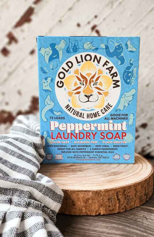 Gold Lion Peppermint Laundy Soap
