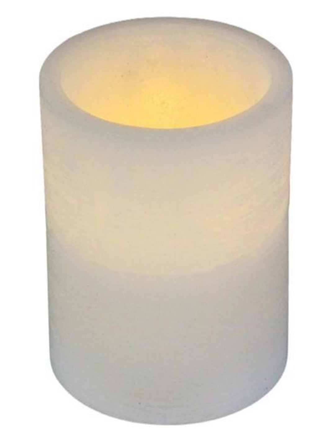 White Frosted Flameless Candle (Assorted)