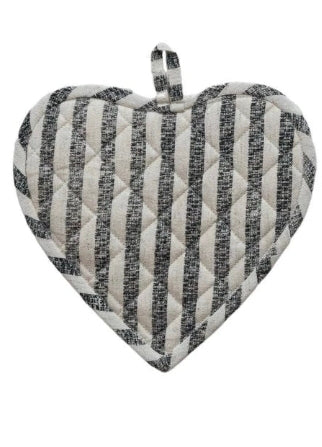 Cotton Quilted Heart Shaped Pot Holder