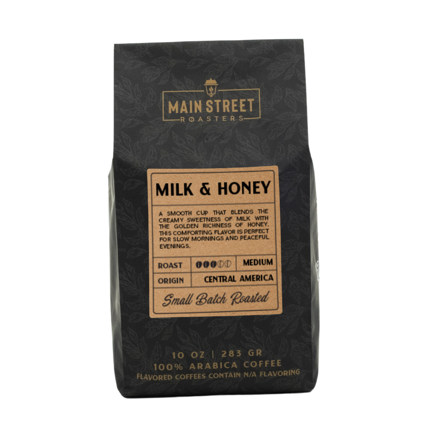 Milk & Honey Flavored Coffee: Regular / Ground / 10 oz