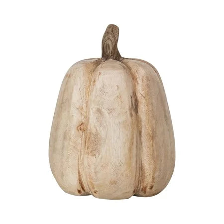 Charlie Mango Wood Carved Pumpkin