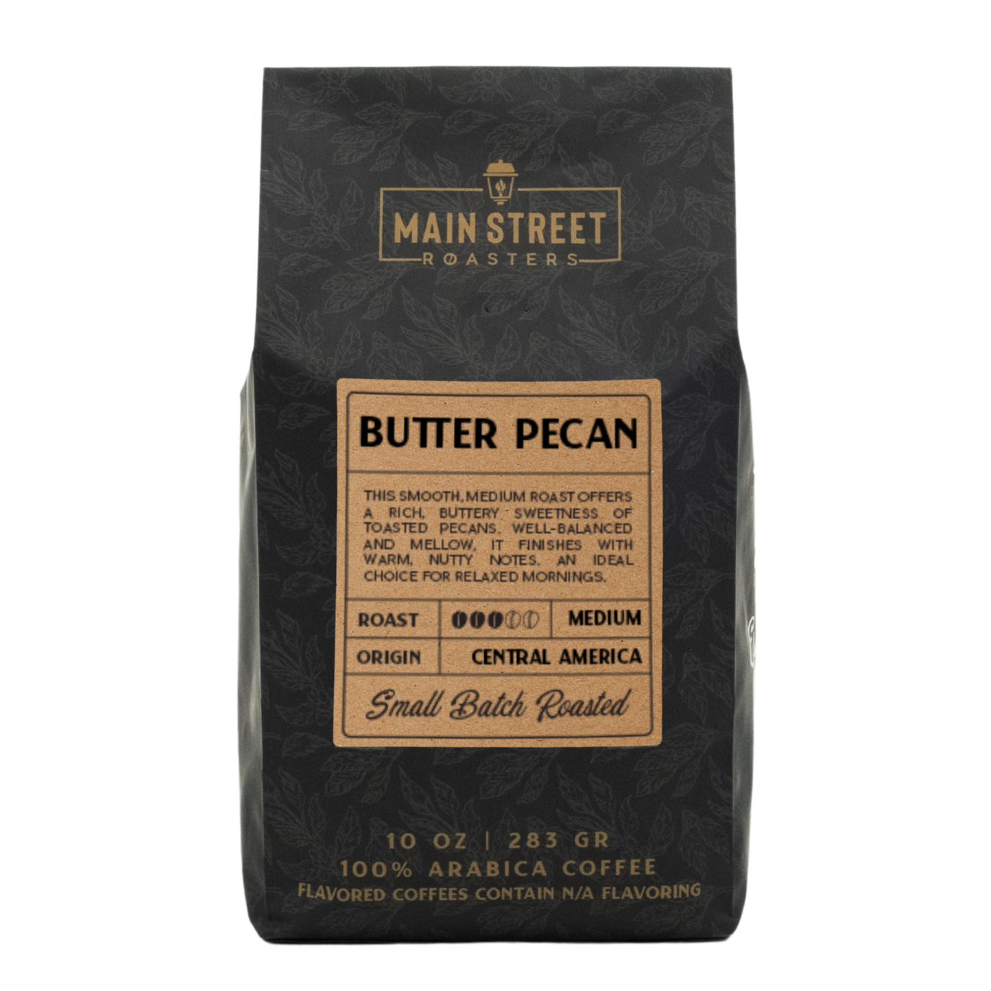 Butter Pecan Crunch Flavored Coffee: Regular / Auto Drip / 10 oz