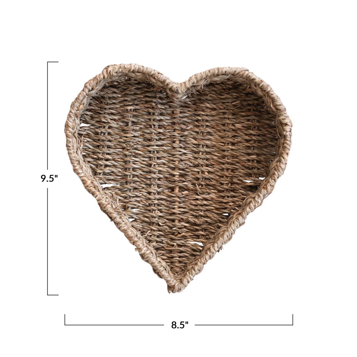 Woven Heart Basket