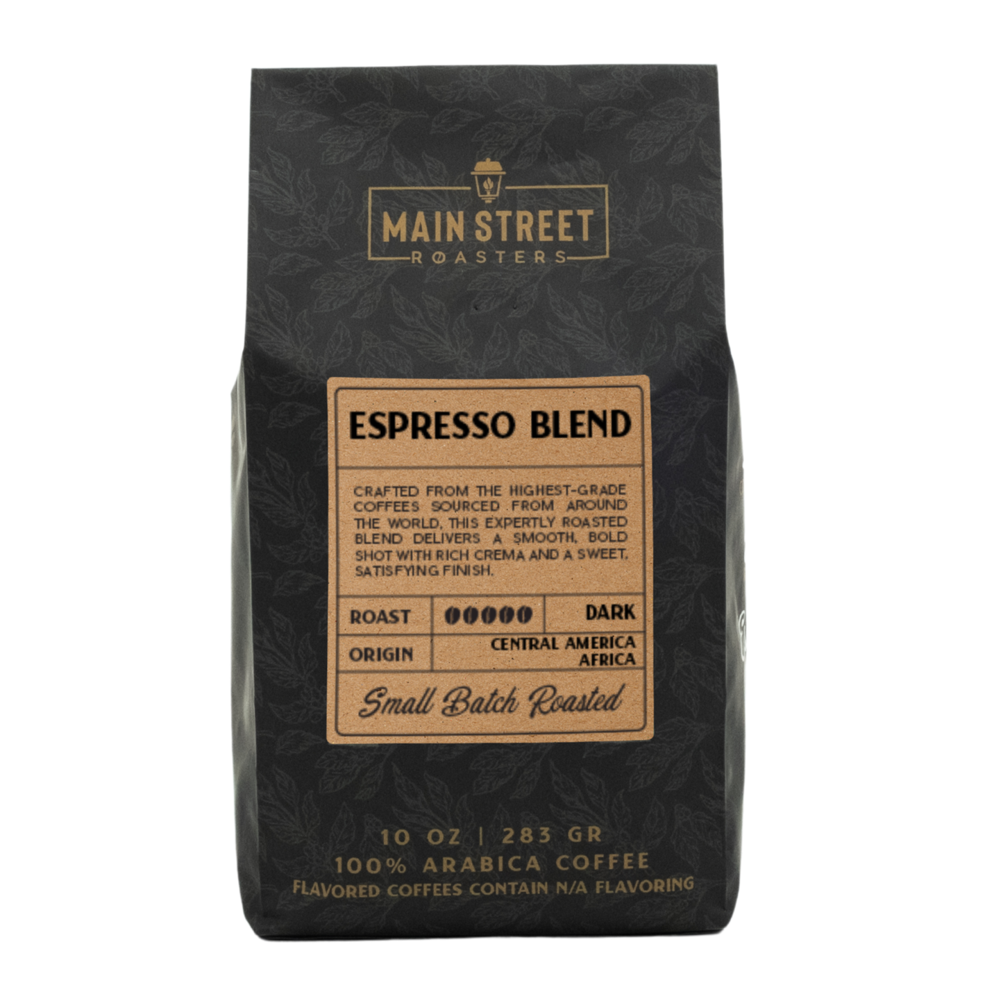 Espresso Blend: Regular / WHOLE BEAN / 10 oz