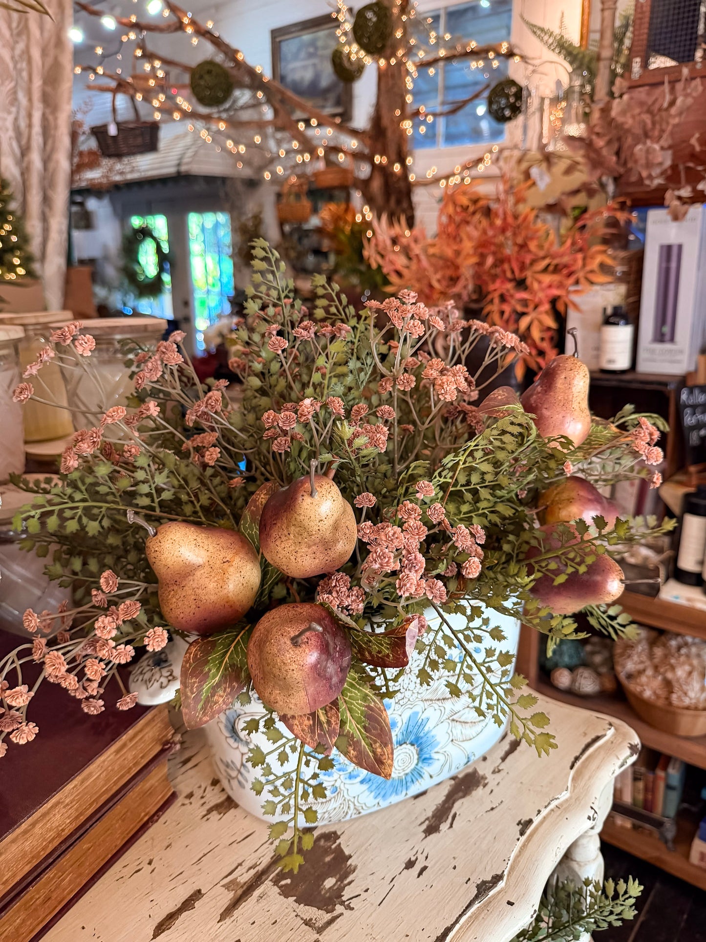 Vintage Style Floral Planter Situation