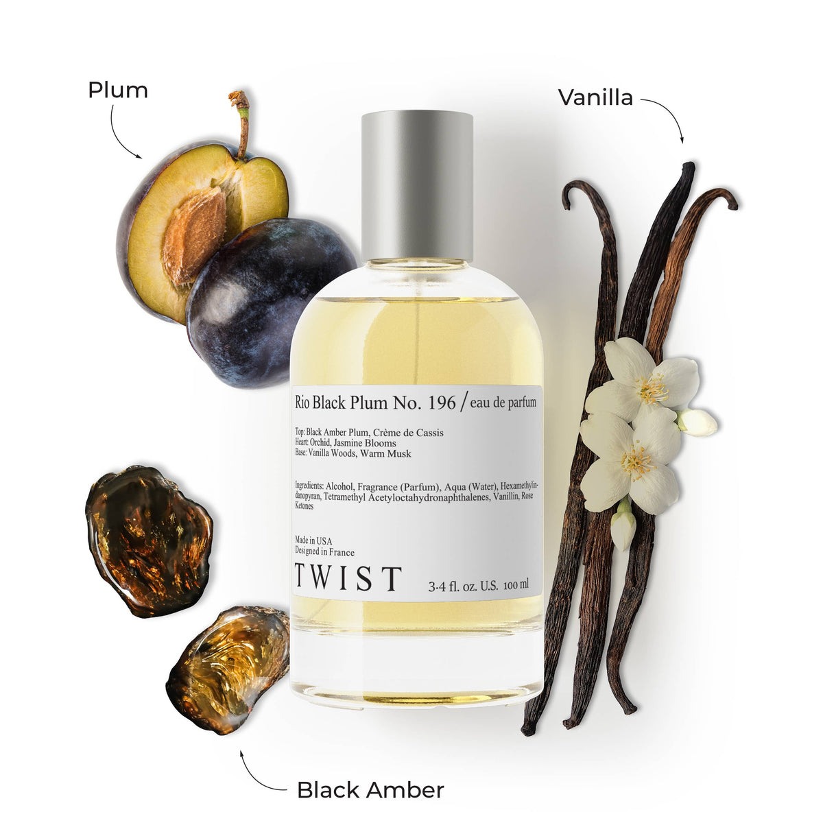 Rio Black Plum No. 196 Inspired by S.D.J. Cheirosa 40
