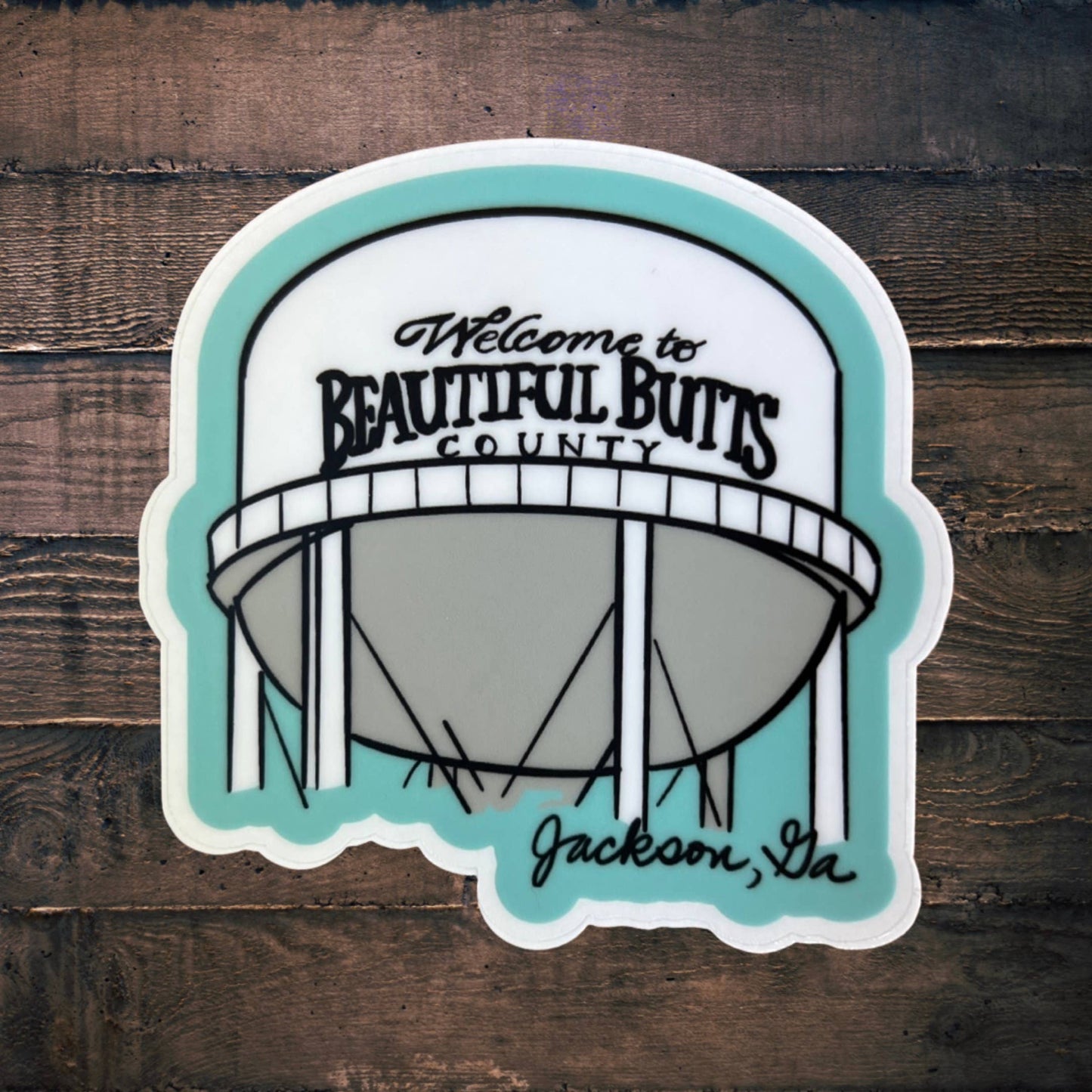 Butts County Water Tower- Jackson, GA {sticker}