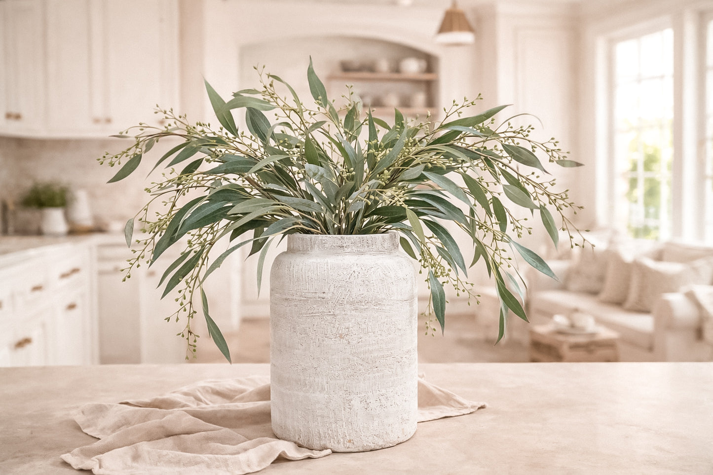 Texture White Vase