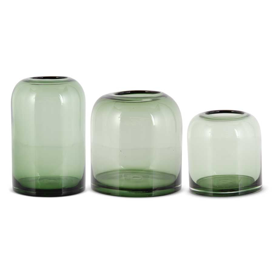Green Transparent Vase
