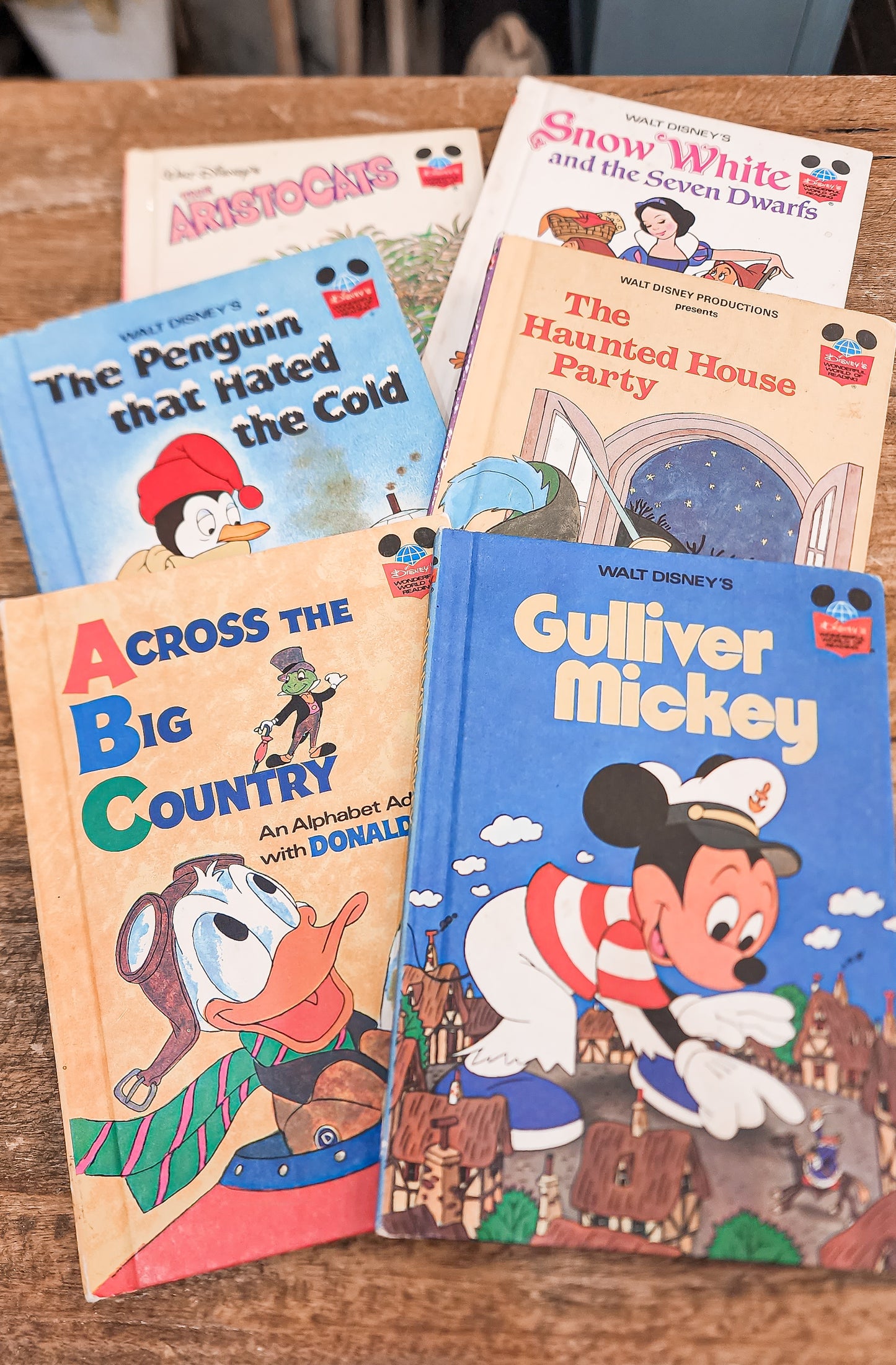 Set of 6 Disney Books