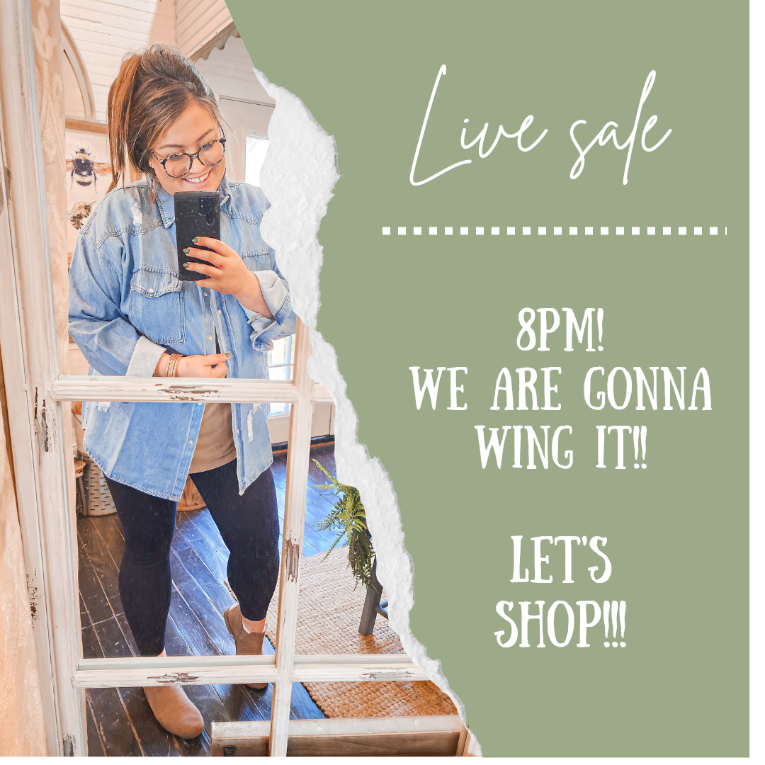 Live Sale Tonight!! October 23rd 2022