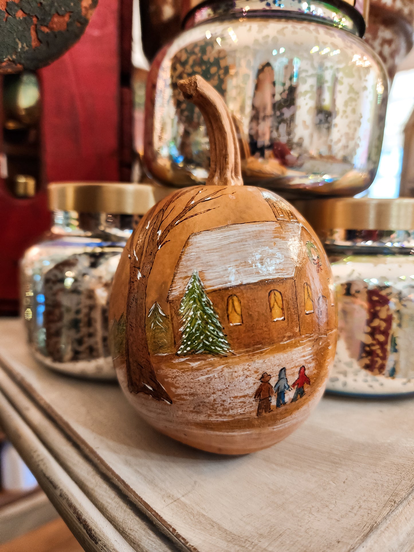 Hand Painted Gourd