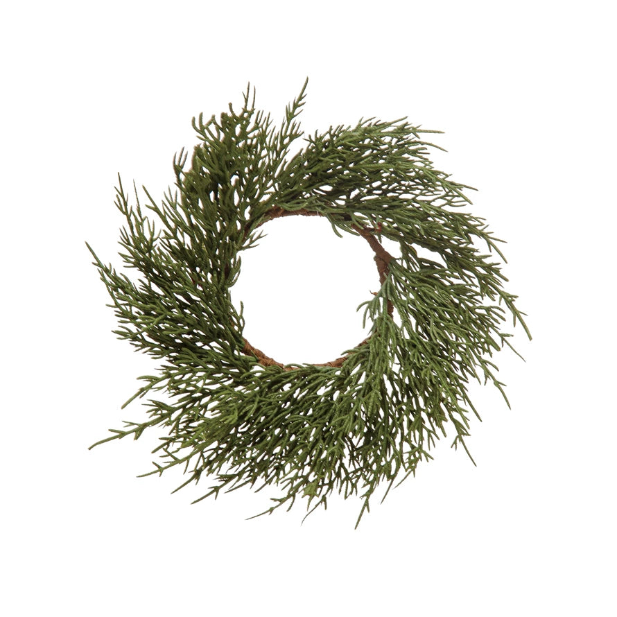 Cypress Wreath (Real Touch)