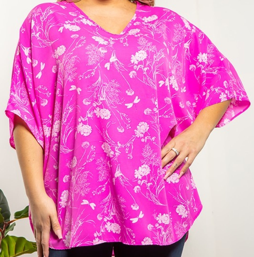 Pink Orchid Top (Plus)