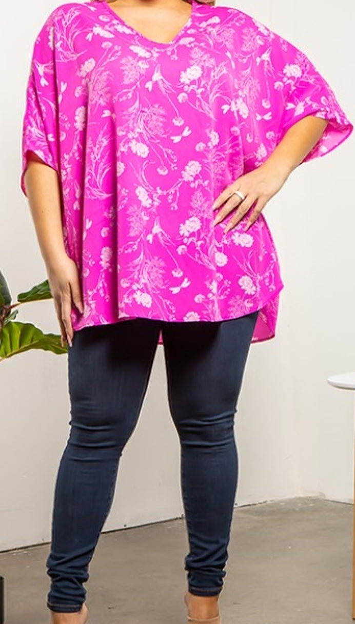 Pink Orchid Top (Plus)