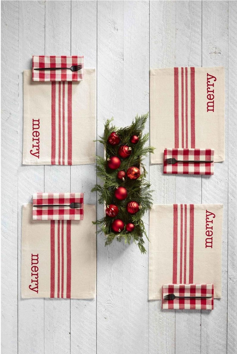 Merry Holiday Place Setting
