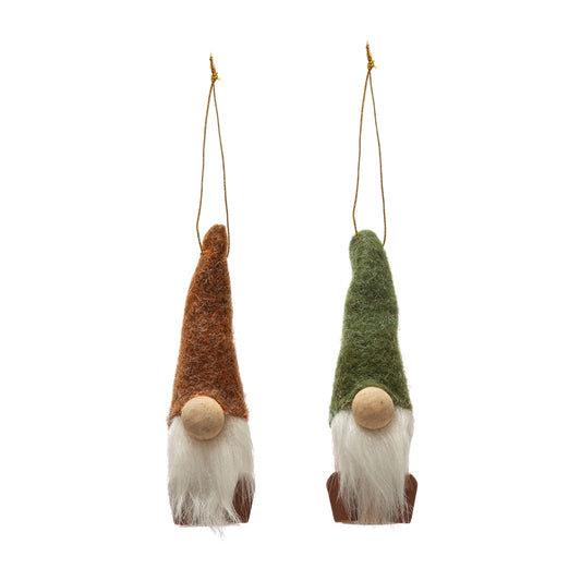 Wool Felt Gnome Ornament